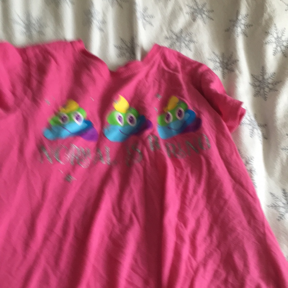 Cute rainbow poop shirt
